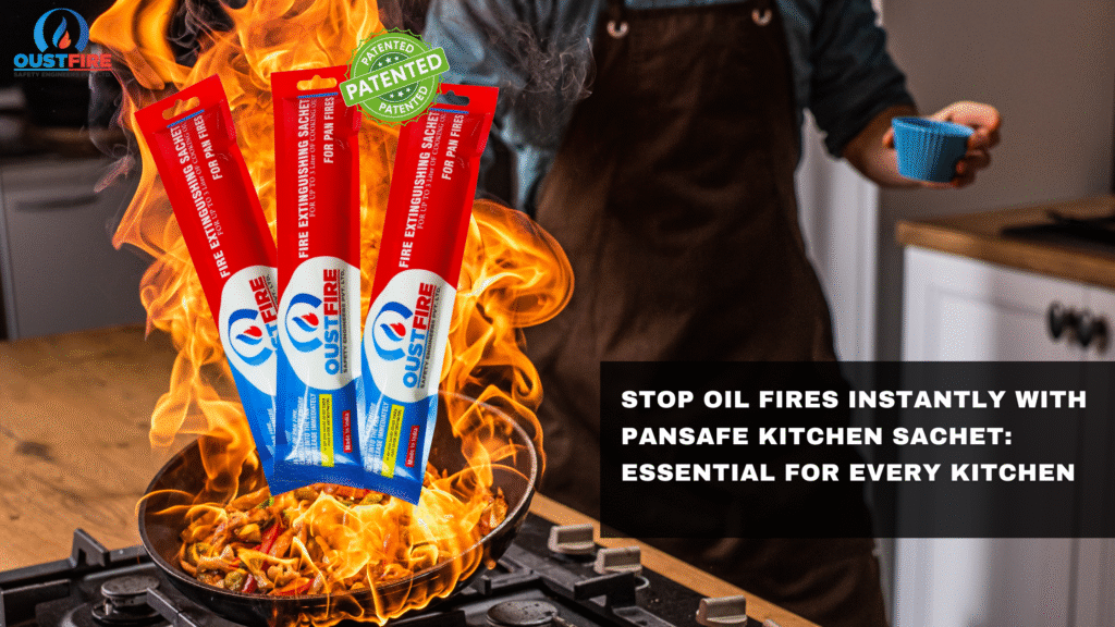Stop Oil Fires Instantly with Pansafe Kitchen Sachet