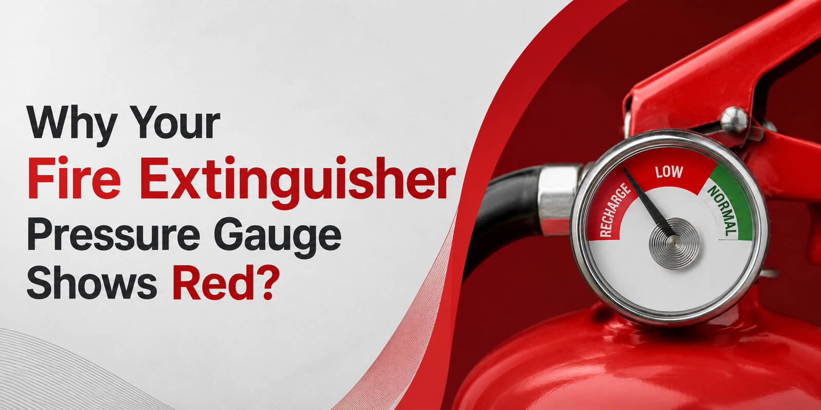 fire extinguisher pressure gauge red